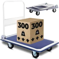 Taczki - Wózek platformowy 91,5 x 61,5 x 86 cm udżwig : 300 kg REA2811 CHOMIK - miniaturka - grafika 1