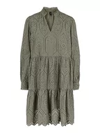 Sukienki - YAS Damska sukienka Yasholi Ls Dress S. Noos, wetiver, XS - miniaturka - grafika 1