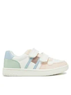 Buty dla dziewczynek - Tommy Hilfiger Sneakersy Flag Low Cut Velcro SNeaker T1A9-33730-1439 S Kolorowy - miniaturka - grafika 1