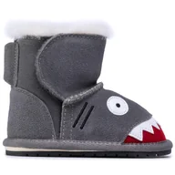 Buty dla chłopców - Śniegowce EMU Australia Shark Walker B12344 Szary - miniaturka - grafika 1