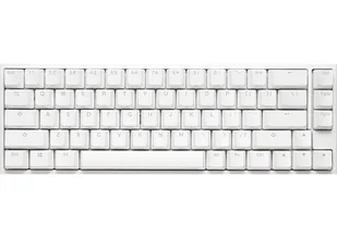 Ducky One 2 SF White klawiatura Gaming USB Niemiecki Biały - Klawiatury - miniaturka - grafika 1