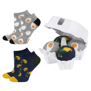 2x Stopki męskie kolorowe SOXO Wielkanocne dla Niego  -40–45 - Skarpetki męskie - miniaturka - grafika 1