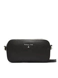 Patrizia Pepe Torebka 8B0152/L080-K103 Czarny - Torebki damskie - miniaturka - grafika 1