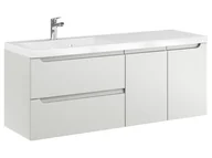 Szafki łazienkowe - Szafka Wisząca Z Umywalką ETH 120 cm SD Lewa - Kaszmir Mat - miniaturka - grafika 1