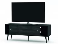 Szafki RTV - Drewniana Szafka Rtv Sonorous Retro Rtra-140-Blk-Bnw  Szerokość 140 Cm - miniaturka - grafika 1