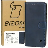Etui i futerały do telefonów - Bizon Etui Case Pocket do Oppo A38 4G, granatowe - miniaturka - grafika 1