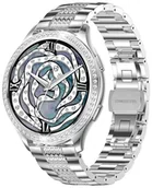 Smartwatch - Hagen HC74.111.1411 Smartwatch HC74 srebrny - miniaturka - grafika 1