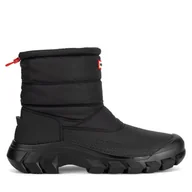 Buty zimowe męskie - Śniegowce Hunter MFS9135WWU Czarny - miniaturka - grafika 1