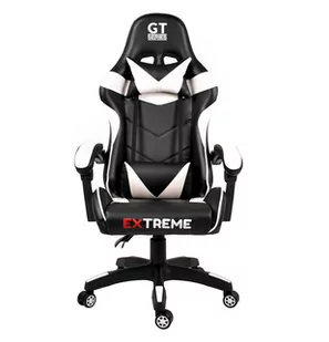 Zenga.pl Extreme GT czarno-biały - Fotele gamingowe - miniaturka - grafika 1
