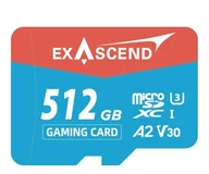 Karty pamięci - ExAscend 512GB microSDXC Gaming UHS-I - miniaturka - grafika 1