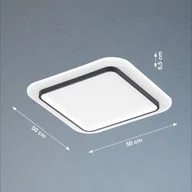 Lampy sufitowe - Lampa sufitowa LED Blithe, 50x50cm 40W - miniaturka - grafika 1