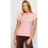 Koszulki i topy damskie - Juicy Couture T-shirt DOG CREST HILTON Slim Fit - miniaturka - grafika 1