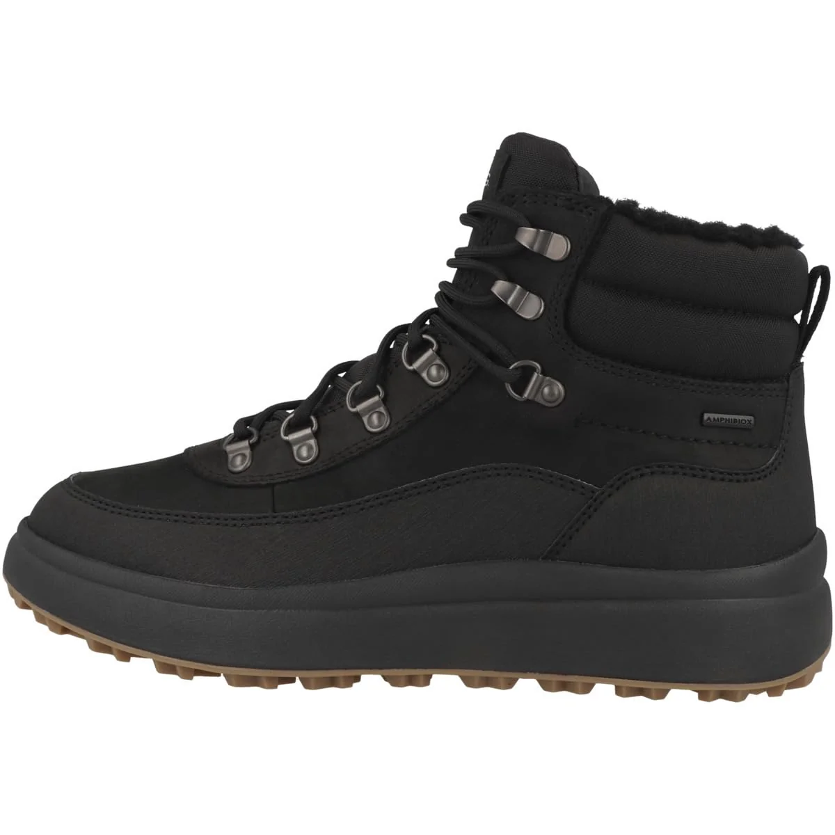 Geox Męskie buty U GRANITO + Grip B A Ankle Boot, czarne, 42 EU, czarny, 42 EU
