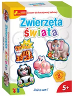 Gadżety do domu - Ranok-Creative Magnesy na lodówkę - zrób to sam, Zwierzęta świata, zestaw kreatywny - miniaturka - grafika 1