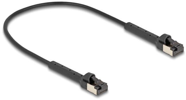 DeLOCK 80932 kabel sieciowy Czarny 0,25 m Cat6a U/FTP STP