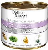 Mokra karma dla psów - Dolina Noteci PREMIUM dla psów małych ras z królikiem, fasolką i ryżem 6 x 185g - miniaturka - grafika 1