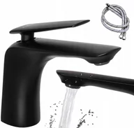 Baterie umywalkowe - Bateria Umywalkowa Rea Jager black niska - miniaturka - grafika 1