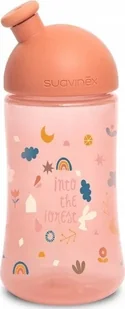 307015-BIDON SPORTOWY 270ML/+18M/RÓŻÓWY/FOREST - Miseczki i talerzyki dla dzieci - miniaturka - grafika 1