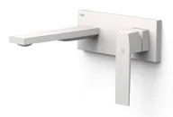 Baterie podtynkowe - Bateria umywalkowa TRES Slim Exclusive podtynkowa Biel Matowa 20230011BM - miniaturka - grafika 1