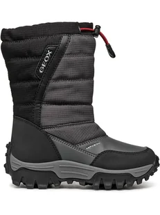 Geox Kozaki zimowe "Himalaya" w kolorze szarym - Kozaki damskie - miniaturka - grafika 1
