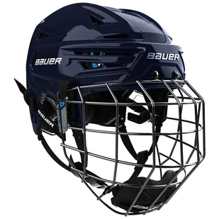 Kask hokejowy Bauer RE-AKT 155 Combo Navy Senior M - Hokej - miniaturka - grafika 1