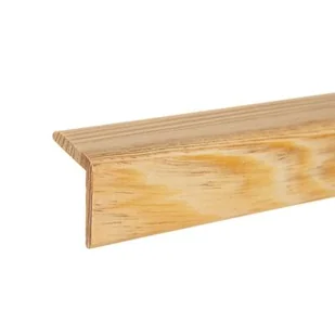 Listwa kątowa równoramienna sosna DR20 18 x 18 mm x 210 cm - Listwy przypodłogowe - miniaturka - grafika 1
