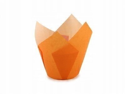 Foremki do muffinek 160x160 pomarańczowe/200 sztuk