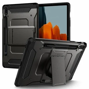 Spigen TOUGH ARMOR PRO ETUI NA SAMSUNG GALAXY TAB S7 11.0 T870/T875 GUNMETAL 16250 - Akcesoria do tabletów i e-booków - miniaturka - grafika 1