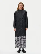 Kurtki damskie - Rains Kurtka przeciwdeszczowa String W 18550 Czarny Regular Fit - miniaturka - grafika 1