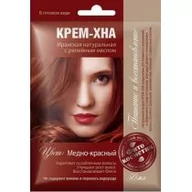 Farby do włosów i szampony koloryzujące - Fitokosmetik Kremowa henna irańska - miedziano-czerwona 2982-0 - miniaturka - grafika 1