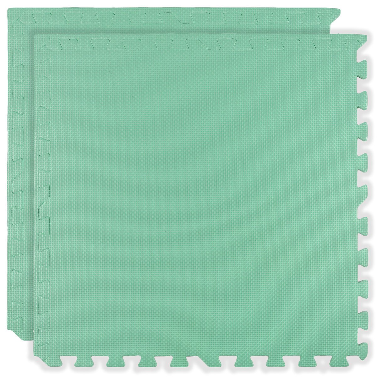 Mata piankowa podłogowa Humbi 120x60 Duże puzzle piankowe wodoodporne bezpieczne 2 szt. Miętowa