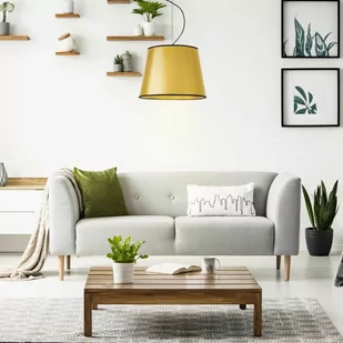 Żyrandol glamour złoty RAFAELLA MIRROR - Lampy sufitowe - miniaturka - grafika 1