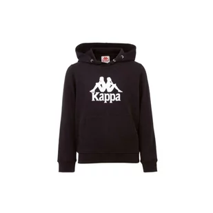 Kappa Taino Kids Hoodie, chłopięca bluza, czarna - Odzież sportowa dziecięca - miniaturka - grafika 1
