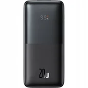 Powerbanki - Baseus Bipow Pro Powerbank 10000mAh 20W Czarny Kabel - miniaturka - grafika 1