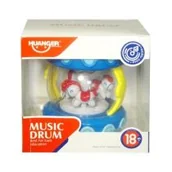 Instrumenty muzyczne dla dzieci - Swede Bębenek zabawka dla malucha - miniaturka - grafika 1