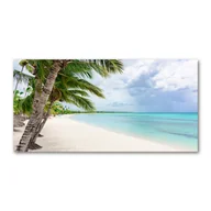 Foto gadżety - Foto obraz szklany Tropikalna plaża - miniaturka - grafika 1