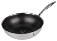 Woki - Srebrny wok z innowacyjną powłoką 3D 28cm - Migusto 3X - miniaturka - grafika 1