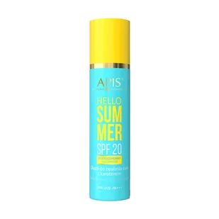 Apis Professional Hello Summer SPF 20, Olejek Do Opalania Ciała z Karotenem 150ml APIS7485 - Olejki do ciała i włosów - miniaturka - grafika 1