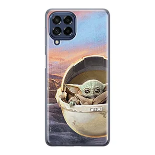 ERT GROUP etui na telefon Samsung M53 5G, case oryginalny i oficjalnie licencjonowany przez Star Wars, wzór Baby Yoda 005, optymalnie dopasowane, plecki z TPU - Etui i futerały do telefonów - miniaturka - grafika 1