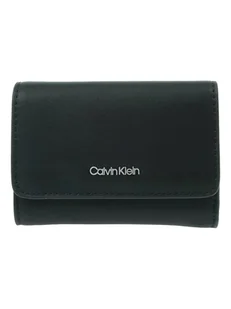 Calvin Klein Portfel w kolorze czarnym - 12 x 9 x 4 cm - Portfele - miniaturka - grafika 1
