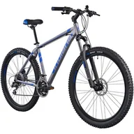 Rowery - Indiana Rower górski MTB X-Pulser 4.7 M19 27.5 cala męski Szaro-niebieski Raty 21ME940 - miniaturka - grafika 1
