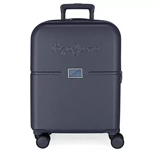 Pepe Jeans Accent Walizka kabiny Niebieski 40x55x20 cms Twarde mocowanie ABS Zamknięcie TSA Wbudowany 37L 2,74 kg 4 koła Bagaż ręczny, niebieski, Maleta, Walizka kabinowa - Walizki - miniaturka - grafika 1