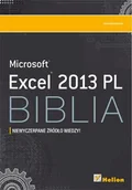 Aplikacje biurowe - Microsoft Excel 2013 PL. Biblia - miniaturka - grafika 1