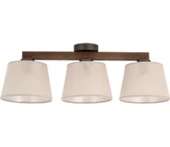 Lampy sufitowe - Brilagi - Przysufitowy żyrandol LATTE 3xE27/60W/230V sosna/beżowy - miniaturka - grafika 1