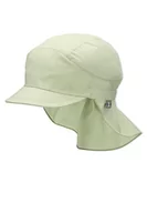 Czapki damskie - Sterntaler Unisex czapka z daszkiem M. ochrona karku, średni zielony, 53 - miniaturka - grafika 1