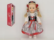 Domki dla lalek - Lalka w stroju ludowym z polskim głosem śpiewa i mówi po polsku twarda 38cm - miniaturka - grafika 1