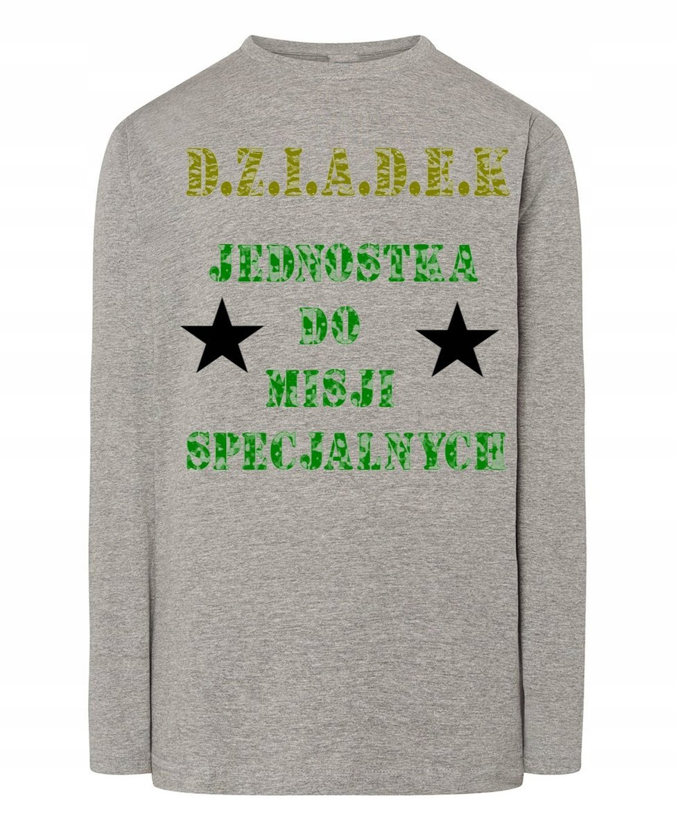Dzień Dziadka Modny Longsleeve Prezent r.5XL