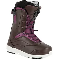 Buty snowboardowe - Nitro Damskie buty snowboardowe Crown TLS '23 lekkie buty snowboardowe z systemem szybkiego sznurowania Allround Freestyle Freeride Softboot Warm Boots, Port, MP 25,0 // EU 38 2/3 // US 7,5 - miniaturka - grafika 1