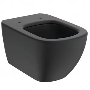 IDEAL STANDARD T0079V3 TESI MISKA WISZĄCA - AQUABLADE® - czarny mat - Miski WC - miniaturka - grafika 1