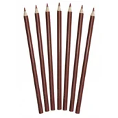 Kredki, ołówki, pastele i pisaki - Kredki ołówkowe trójkątne Shan Brązowe 12 sztuk - miniaturka - grafika 1